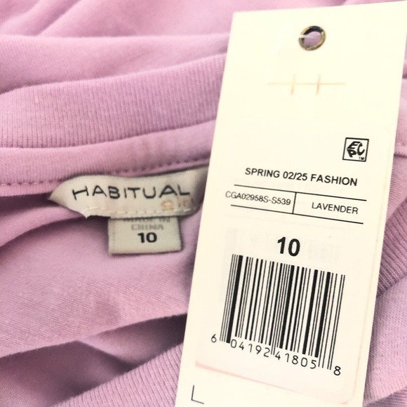 Habitual And Xtraordinary Girls Lot of 2 Tops Tee Shirts Sz M (10) NEW - Picture 6 of 8